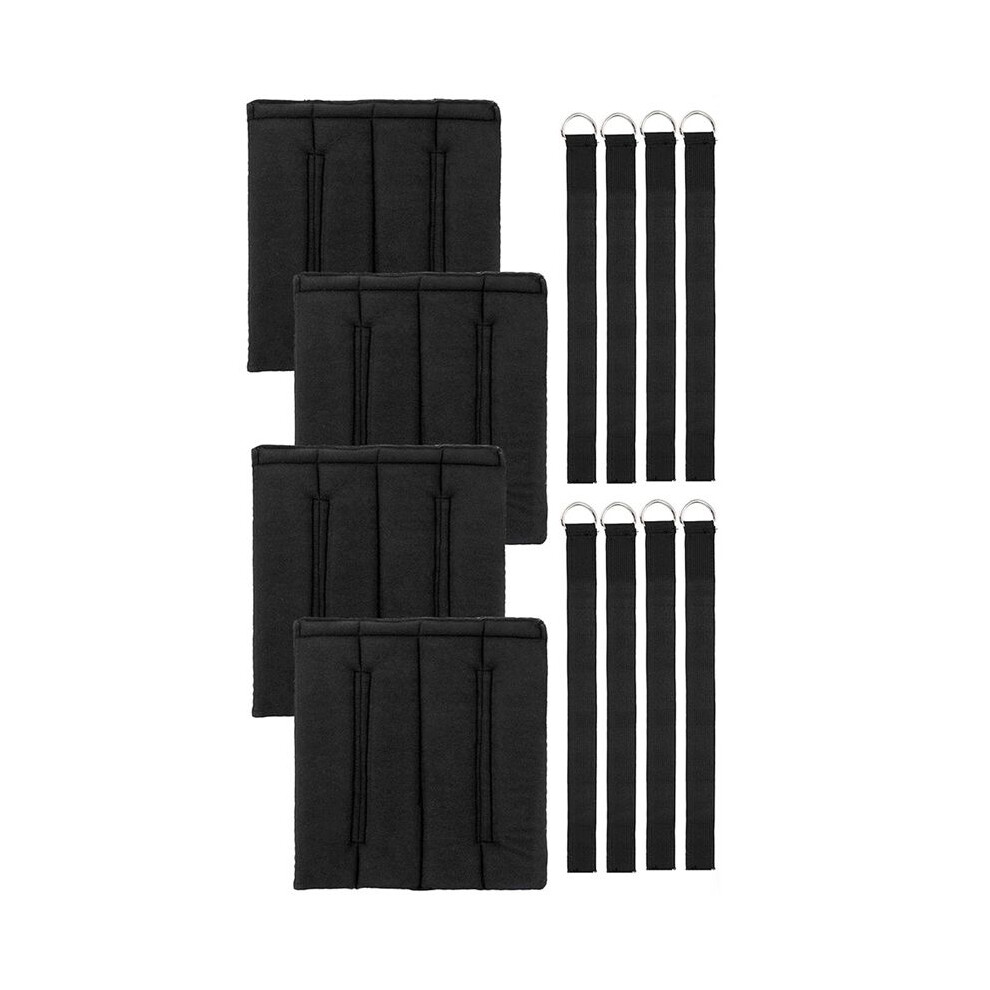 Tlily 4Pcs Bunk Bed Ladder Pads, Soft Bunk Bed Ladder Cover With 8 Adjustable Straps, For Loft Bed, Bunk Bed Ladder Padding