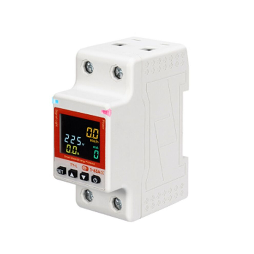 Tuya Wifi Meter Power Protector Circuit Breaker Over/Undervoltage Leakage Protection Automatic Recloser 6032742730543