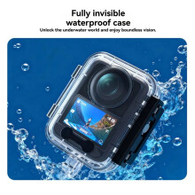 For Osmo 360 Invisible Dive Case Waterproof Housing 45M Underwater Protective Shell for Osmo 360 Accessories