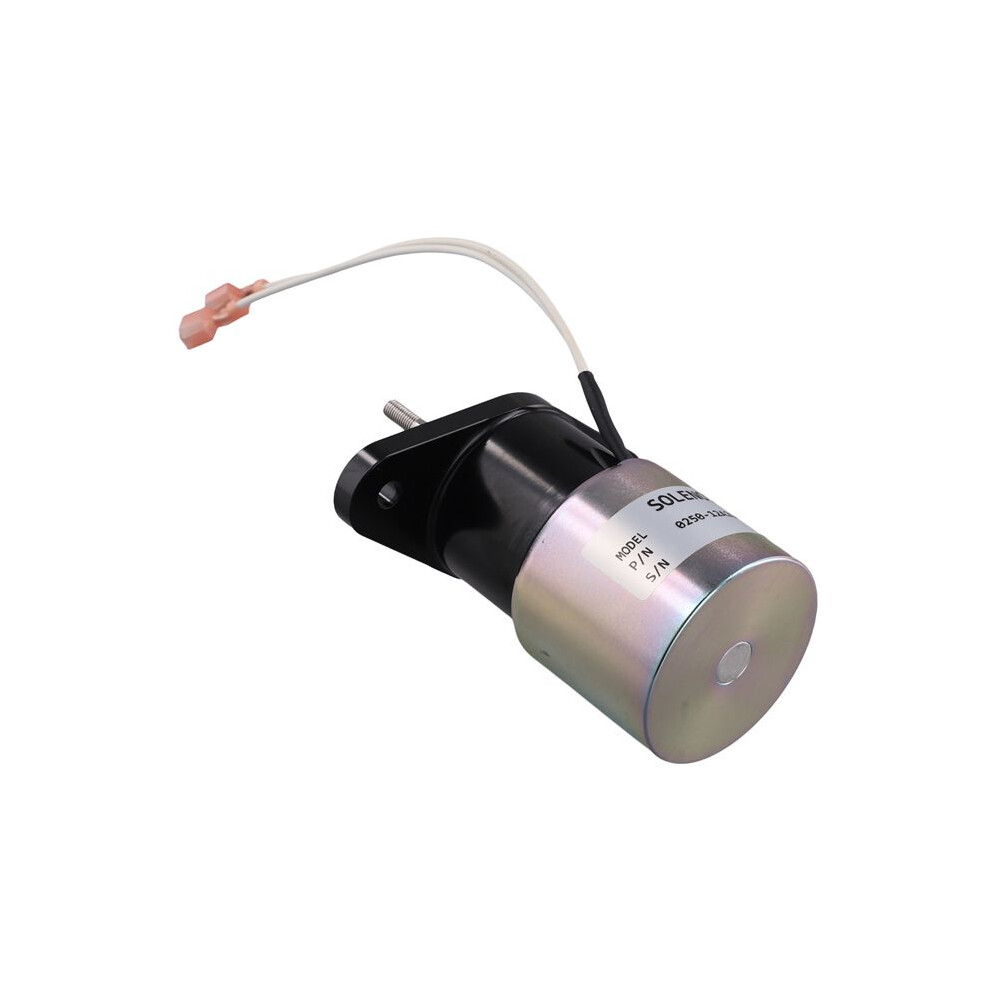 Engine Actuator Fuel Pump 12V Power Stop Shutoff Valve Solenoid 0250-12A2uc11s3 For Excavator Black/Silver 6032956469390