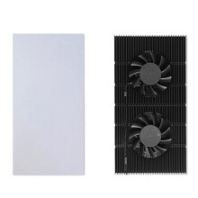 GPU Backplane Radiator Video Memory VRAM Radiator Panel Alloy Aluminum Cooling Backplate for RTX 3090 3080 3070 Series
