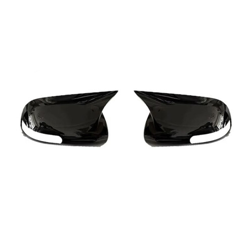 Coques de Rétroviseur pour   E140 E150 2006-2013, Noir Brillant