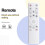 Télécommande de Remplacement AKB76043624 pour Moniteur/Téléviseur LED pour 5