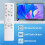 Télécommande de Remplacement AKB76044714 pour Moniteur/Téléviseur LED pour 7