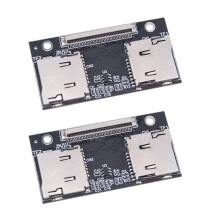 2PCS Dual TF Card to CE/ ZIF/SSD Adapter Card Anti-Interference Connection Card for PC NAS CCTV Recorder Dashcam