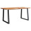 VidaXL vidaXL Dining Table with Live Edge 160x80x75 cm Solid Wood Acacia 2