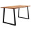 VidaXL vidaXL Dining Table with Live Edge 160x80x75 cm Solid Wood Acacia 3