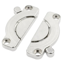 1 Pièce Connecteur de Table à Boucles Pliables Support de Bureau Charnière Pliable pour Bureau
