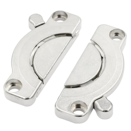 1 Pièce Connecteur de Table à Boucles Pliables Support de Bureau Charnière Pliable pour Bureau