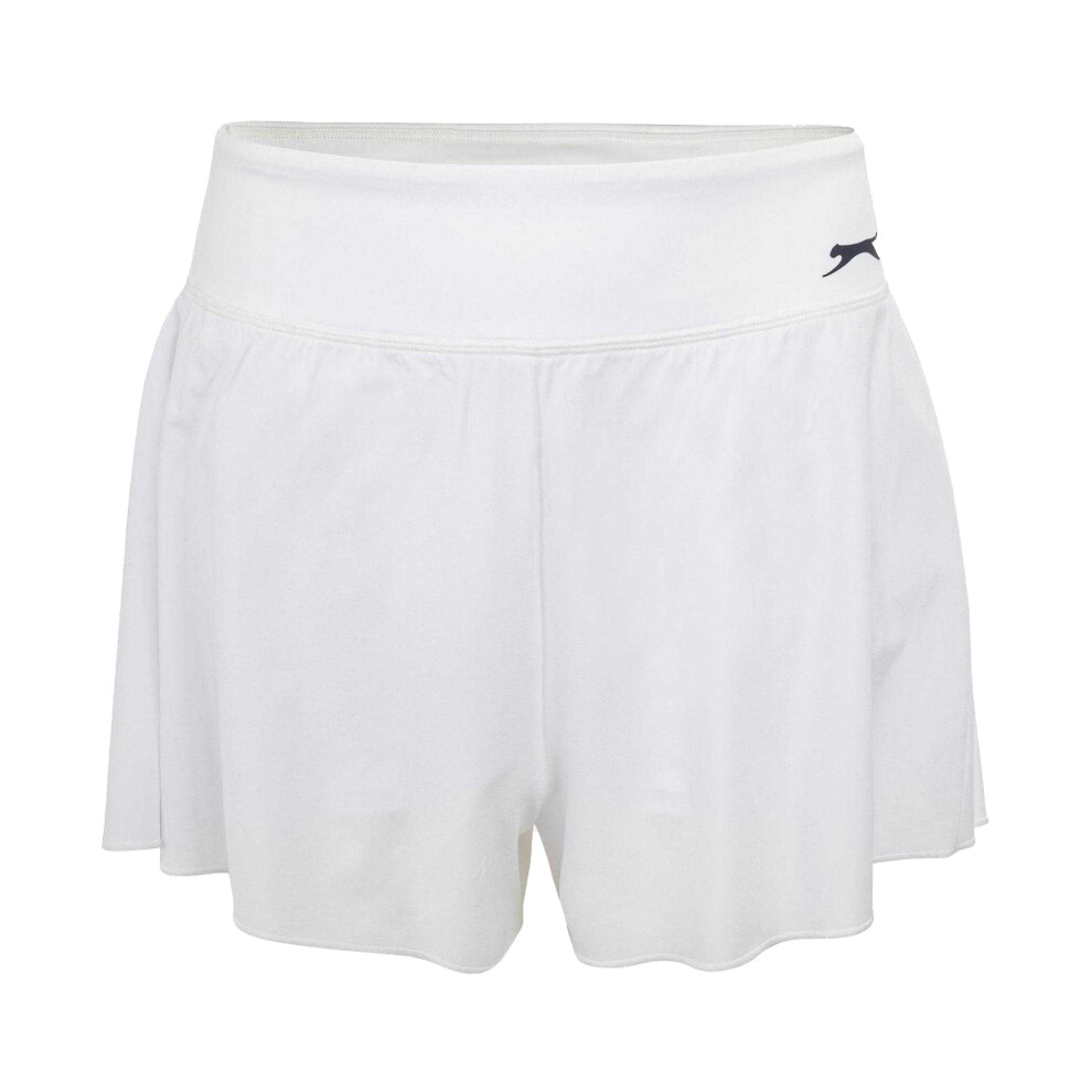 Slazenger (10 Uk, ) Womens/Ladies Court Lightweight Shorts White