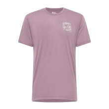 (M, Blossom) Jack Wolfskin Mens Vonnan T-Shirt