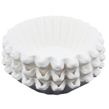 100 Stück 5-6 Tassen Große Kaffeefilter für Den Gewerblichen Einsatz, Premium-Qualität, Große und Hohe Filter für Kaffeemaschinen