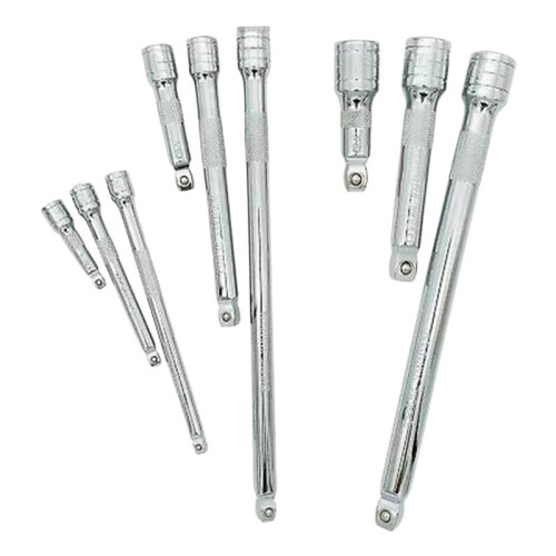 Set di Prolunghe per Chiavi A Cricchetto da 1/4", 3/8" e 1/2", 50-250 mm