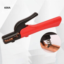 Porte-Électrode de Soudage 600 A, Pince en Cuivre Robuste avec Isolation, Compatible avec les Électrodes de 2,5 à 4,0 mm