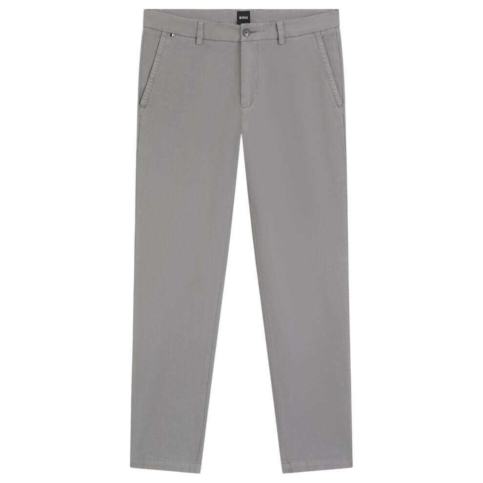 Hugo Boss (30R, ) Mens Kaiton Slim Chinos Grey