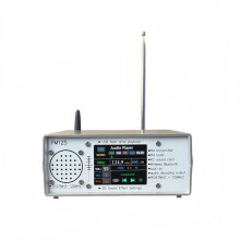 FM125 27 MHz-125 MHz FM-Transmitter, FM-Radio, Unterstützt USB-Computer-Soundkarten, -Musikplayer, EU-Stecker