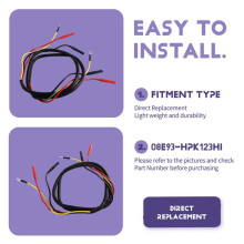 Câble Neuf 12AWG de 1,6 M avec Boîte pour Eu1/Eu2/Eu3ih 06321-ZT3-H12360, 08E93-HPK123HI, 08E90-ZT3-000AH