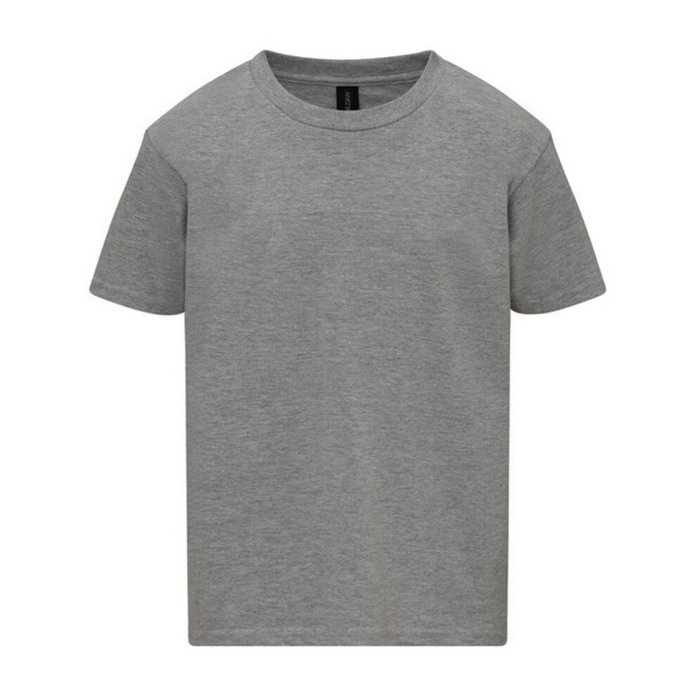 Gildan (L, Sports Grey) Childrens/Kids Softstyle Midweight T-Shirt