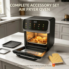 12L Oil-Free Air Fryer 360° Air Circulation 10 Presets Low Fat EU Plug
