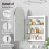 50x76 Arched Bathroom Mirror Cabinet 4