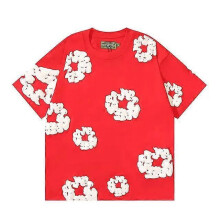 (XL, Red T-shirt) 2025 Summer Men's Shorts Set,Cotton,Casual Fitness,Travel Ready, 2-Piece