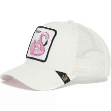 (22) Men's Animal Embroidered Baseball Cap Sun Protection Breathable Cotton Adjustable Curved Brim Trucker Hat Panther Rooster Lion Design
