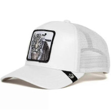 (20) Men's Animal Embroidered Baseball Cap Sun Protection Breathable Cotton Adjustable Curved Brim Trucker Hat Panther Rooster Lion Design