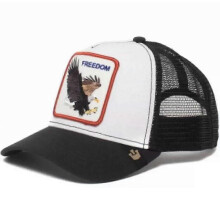 (19) Men's Animal Embroidered Baseball Cap Sun Protection Breathable Cotton Adjustable Curved Brim Trucker Hat Panther Rooster Lion Design