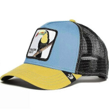 (46) Men's Animal Embroidered Baseball Cap Sun Protection Breathable Cotton Adjustable Curved Brim Trucker Hat Panther Rooster Lion Design