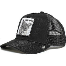 (48) Men's Animal Embroidered Baseball Cap Sun Protection Breathable Cotton Adjustable Curved Brim Trucker Hat Panther Rooster Lion Design