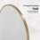51x76 Arch Bathroom Mirror Cabinet,Metal Framed 8