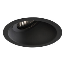 Astro Minima Slimline 25 Fire-Rated IP65 Bathroom Downlight - IP65 Rated - (Matt Black), GU10 LED Lamp, Designed in Britain - 1249037-3 Years Guarant