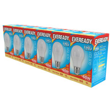 EVEREADY GLS E27 LED Bulb 8.8W Replaces 60W Warm White (3000k) 806 Lumens Non-Dimmable Light Bulb. Pack of 6 Bulbs.