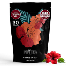 PiPi Tea Organic Hibiscus Tea Bags Health Tea
