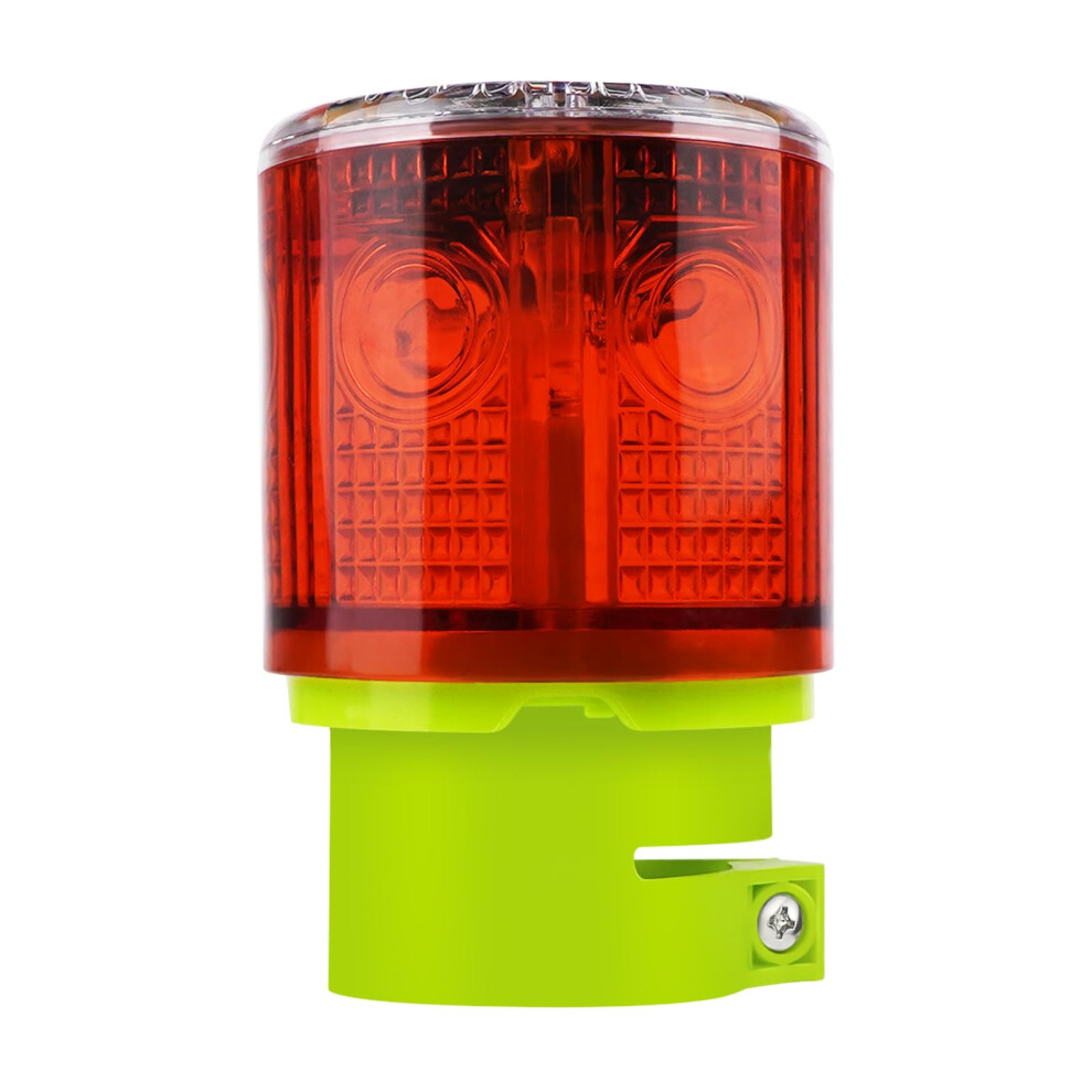 Aolyty Solar Strobe Warning 360 Degree Super Bright, Waterproof For Construction, Traffic, Dock Marine (Red) Light/Red 5003595616033