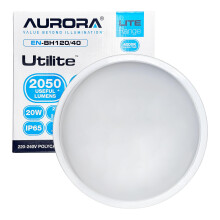 Aurora LED Wall Ceiling Light 20W IP65 Waterproof Bulkhead 4000K 2050lm 22
