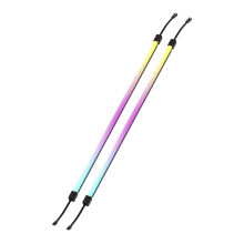 Corsair LS430 Aurora Light RGB Strips 430mm – 2x Magnetic Diffused Individually Addressable RGB LED Strips – +5V ARGB Header iCUE Controller