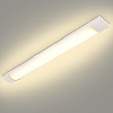 Bellanny 20W LED Batten Light, 2ft 60cm 2400LM 4000K Neutral White LED Tube Light, Low Profile Wall or Ceiling Surface Mounted Fitting for Ceiling of