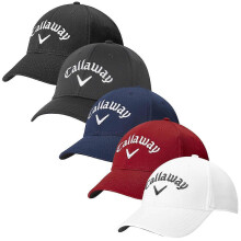 (One Size, Black) Callaway Golf Mens 2026 Tour Logo Adjustable Baseball Cap