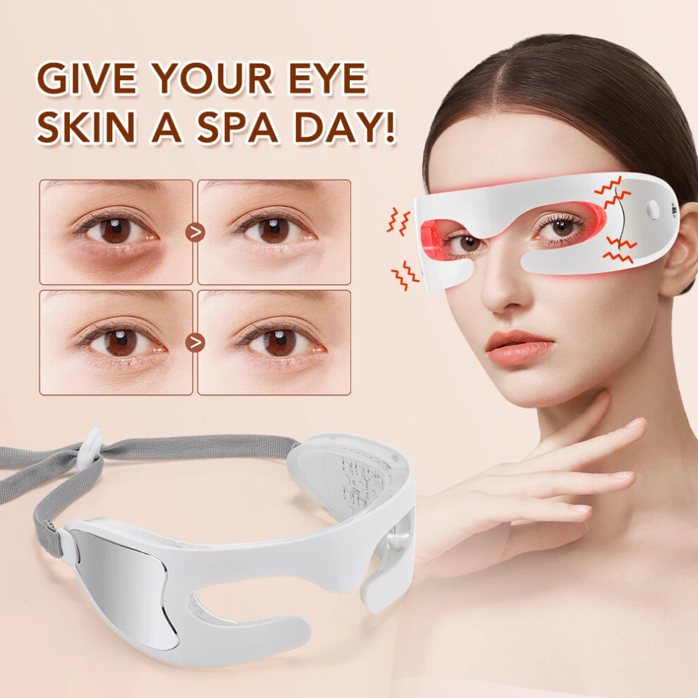 Stoyotu Eye Beauty Massager 3D Eye Vibrator Massager Usb Rechargeable Eye Beauty Machine For Relieve Eye Fatigue Lighten Dark Circles