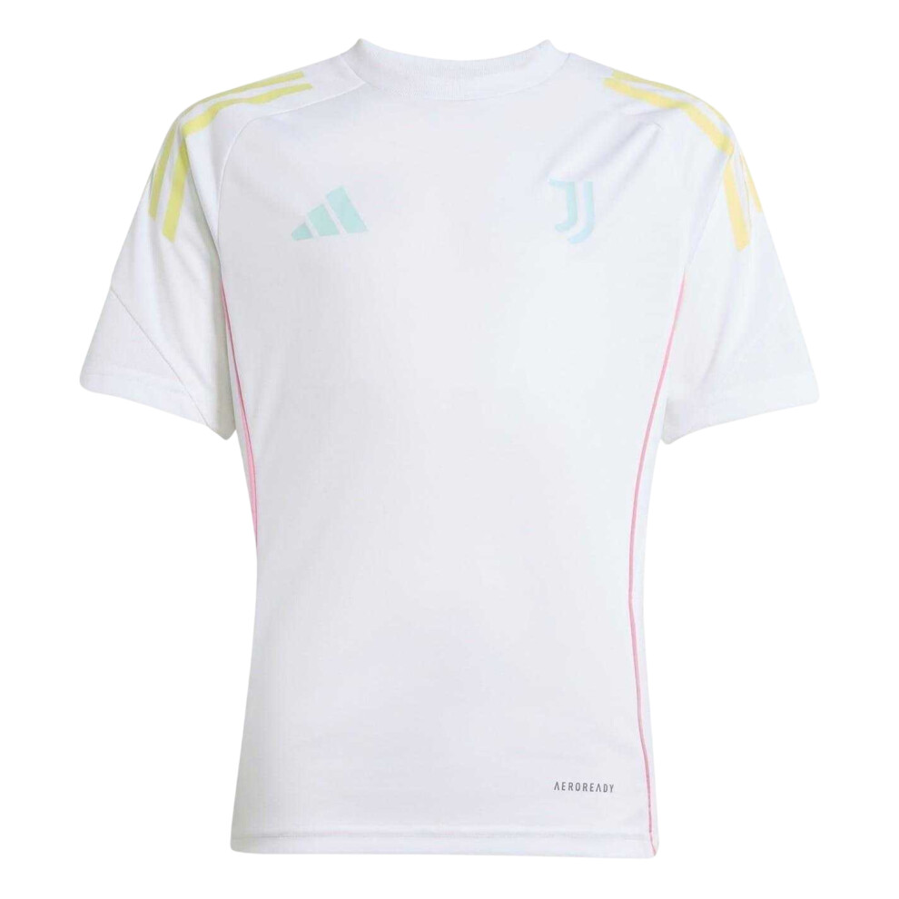 Adidas (9-10 Years, Black) Childrens/Kids Juventus Fc Training Football Jersey