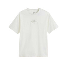 (S, Marshmallow) Vans Mens Box Logo Oversized T-Shirt