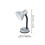 EGLO EGLO Basic 1 table light, Silver Steel and plastic desk lamp, E27 socket 4