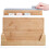 Cooks Professional Index Chopping Board Set | 4-Piece Bamboo | Durable and Easy 10
