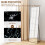 Homcom HOMCOM Full Length Mirror, Standing or Wall-Mounted Dressing Mirror, Black 7
