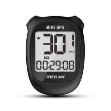 (White) (Black) MEILAN M3 Mini GPS Bicycle Computer Cycling Computer IPX5 Waterproof Smart Speedometer with 1.7 inch Display Screen