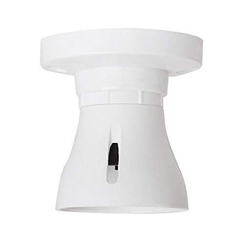 Bayonet Batten White Ceiling Lamp Holder BC B22 Light Bulb Socket Lamp Fitting 2
