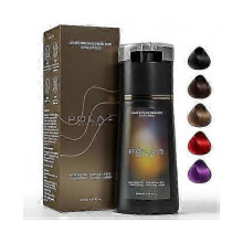 (dark brown) (light brown) Hair Dye Shampoo,Polar Hair Dye Shampoo, Polar Haircare Instant Dye Shampoo, Natural Hair Color Shampoo