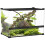 Terrario de cristal para reptiles con base elevada impermeable y cierre de botón. 7
