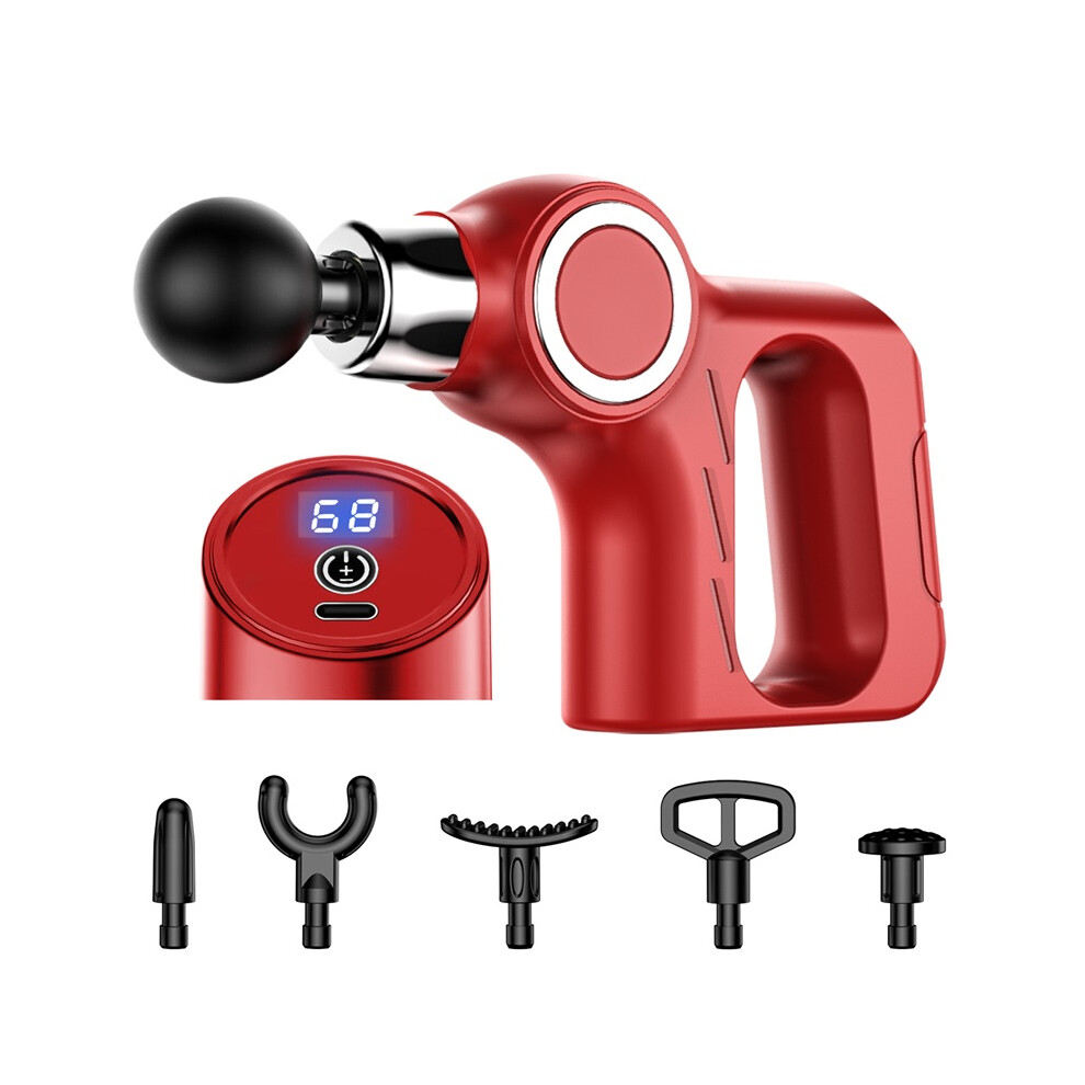 Stoyotu Vibration Massage Gun Rechargeable Wireless Muscle Relaxation Massager Mini Professional Fitness Portable Electric Fascia Gun